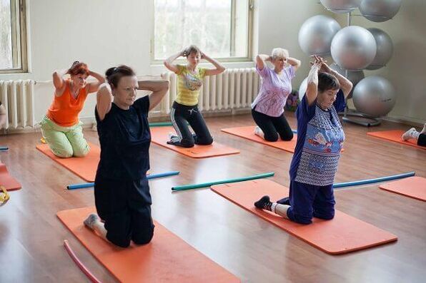 Exercise therapy for the treatment of arthrosis